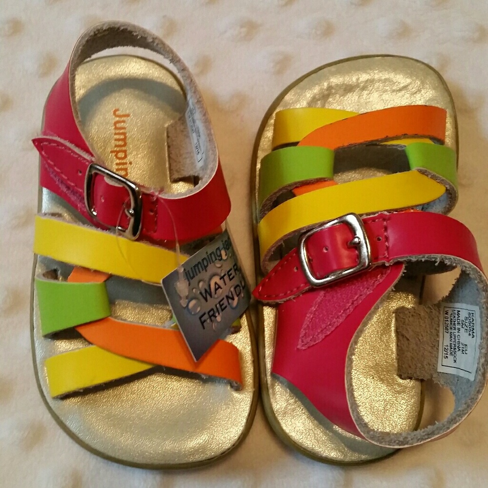 Jumping Jacks Leather Sandels